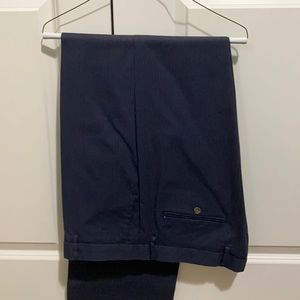 Men’s navy pinstripe Dockers